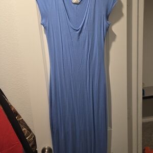 See You Monday Sky Blue Maxi Dress